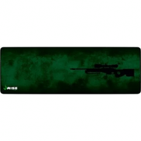 Imagem da oferta Mousepad Gamer Rise Mode Speed Sniper Estendido (900x300mm) Verde Borda Costurada - RG-MP-06-SNP