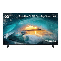 Imagem da oferta Smart Tv Qled 65 4k Toshiba Vidaa 3hdmi 2usb Wi-fi - Tb027m