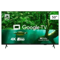 Imagem da oferta Smart TV 50\" Ultra HD 4K Philips 50PUG7408/78 com Google TV HDR10+ Dolby Vision Dolby Atmos Bluetooth 5.0 e Chromecast