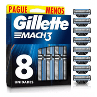 Imagem da oferta Carga para Aparelho Gillette Mach3 Leve 8 Pague 6