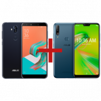 Imagem da oferta ZenFone 5 Selfie Pro 4GB/128GB Preto + Zenfone Max Shot 3GB/32GB Azul - Ofertas