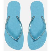 Imagem da oferta Chinelo De Dedo Azul Arezzo Tira Metalizada Brizza