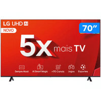 Imagem da oferta Smart TV 70" 4K LG Ultra HD com Processador a5 Ger7 AI - 70UT8050