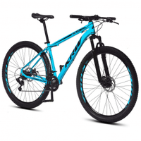 Imagem da oferta Bicicleta aro 29 KRW Shimano Tz Alumínio 24 Velocidades Marchas Freio a Disco Suspensão dianteira Mountain Bike LTX S50