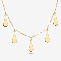 Imagem da oferta Colar Gotas em Prata 925 com Banho de Ouro Amarelo 18K