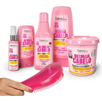 Imagem da oferta Kit Desmaia Cabelo Completo Forever Liss com Escova Desembaraçadora