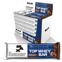 Imagem da oferta Max Titanium Top Whey Bar 12 Unidades De 41G (Chocolate Com Avelã)