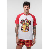 Imagem da oferta Pijama Curto Masculino Grifinória Harry Potter