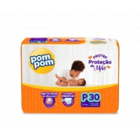 Imagem da oferta Fralda Pom Pom Derma Protek P 30 unidades