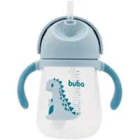 Imagem da oferta Copo com Canudo Buba Dino 240ml