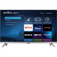 Imagem da oferta Smart TV 32” Britânia  BTV32G7PR2CSGBLH LED Dolby Áudio