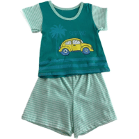 Imagem da oferta Conjunto Fusca Surfing, Roupa para Bebê - Shorts + Camiseta de Menino