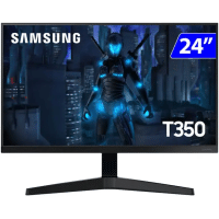 Imagem da oferta Monitor Gamer Samsung LED 24" IPS Full HD Vesa Free Sync Preto - LF24T350FHLMZD