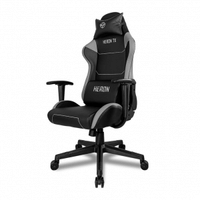 Imagem da oferta Cadeira Gamer TGT Heron TX Preto e Cinza TGT-HRTX-BK02