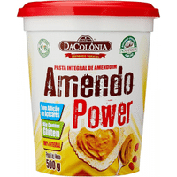 Imagem da oferta DaColônia Amendopower - Pasta De Amendoim Integral Zero 500G