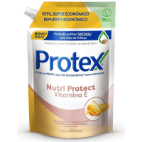 Imagem da oferta 3 Unidades Sabonete Protex Nutri Protect Vitamina E Refil Liquido - 900ml