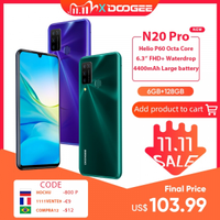 Imagem da oferta Smartphone Doogee N20 Pro 128GB 6GB RAM Tela 6.3" - Versão Global