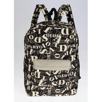 Imagem da oferta Perfecta - Mochila Estampada com Bolso Frontal Preta