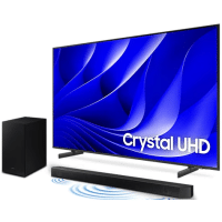 Imagem da oferta Combo Smart TV 65" Crystal UHD 4K 65DU8000 2024 + Soundbar HW-Q600C