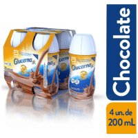 Imagem da oferta Kit Suplemento Alimentar Glucerna SR Chocolate - 4 unidades de 200ml cada