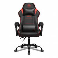 Imagem da oferta Cadeira Gamer TGT Heron TC, Preto e Vermelho, TGT-HRTC-BR02