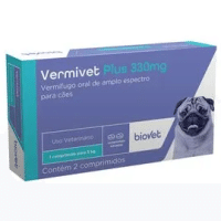 Imagem da oferta Vermífugo Vermivet Plus 330 mg Biovet Comprimidos