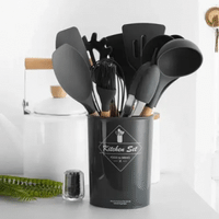 Imagem da oferta Jogo Kit com 12 Peças Utensílios de Cozinha em Silicone