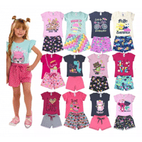 Imagem da oferta Kit 10 Peças Infantil Feminino Primavera Verão Premium