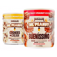 Imagem da oferta 2 Unidades Pasta de Amendoim com Whey Protein Dr Peanut - 600g