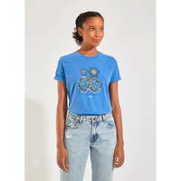 Imagem da oferta Camisa T-shirt slim infinito - Feminina