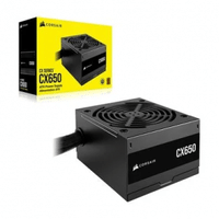 Imagem da oferta Fonte Corsair CX Series CX650 650W 80 Plus Bronze Com Cabo Preto - CP-9020278-BR