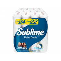 Imagem da oferta Papel Higiênico Folha Dupla Sublime Softys - 24 Rolos 30m