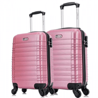 Imagem da oferta Kit 2 malas de viagem de bordo PP e P Detroit Swiss Move Rose