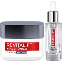 Imagem da oferta Kit Sérum Preenchedor Facial Anti-idade 30ml + Creme Facial Anti-Idade L'Oréal Paris Revitalift Hialurônico 49g