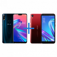 Imagem da oferta Smartphone ASUS Zenfone Max Pro (M2) 4GB/64GB Black Saphire + Smartphone ASUS Zenfone Live L2 OctaCore 435 V