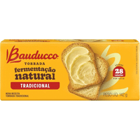 Imagem da oferta Torrada Tradicional Bauducco 142g