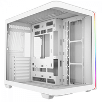 Imagem da oferta Gabinete Gamer SuperFrame Power Cube Cristal Mid Tower Vidro Temperado ATX RGB Sem Fans - SF-CS-CRMAW0F