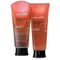 Imagem da oferta Combo Nativa SPA Ginseng & Cafeína: Gel Esfoliante Corporal 200ml + Gel Anticelulite 250g