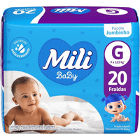 Imagem da oferta Mili Fralda Baby Jumbinho G - 20 Unidades