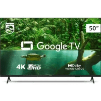 Imagem da oferta Smart TV 50" Ultra HD 4K Philips 50PUG7408/78 com Google TV HDR10+ Dolby Vision Dolby Atmos Bluetooth 5.0