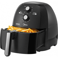 Imagem da oferta Fritadeira Airfryer Midea Sem Óleo 5,3L 127V 1700W - FRB50P