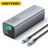 Imagem da oferta Vention Power Bank 27000mAh 140W PD Carregador rápido Banco de potência portátil para laptop Bateria