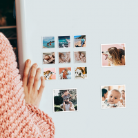 Imagem da oferta 9 Imãs Quadrados Personalizados Qualquer Foto