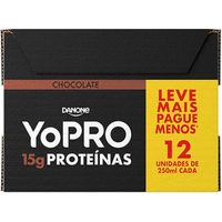 Imagem da oferta Bebida Láctea YoPRO UHT Chocolate 15g de proteínas 250ml - 12 unidades