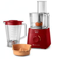 Imagem da oferta Multiprocessador De Alimentos Philips Walita 15 Litros PowerChop Vermelho 600W RI7300/43- 127V