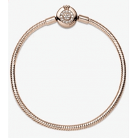 Imagem da oferta Bracelete Pandora Coroa Em Brilhante e Ouro Rose