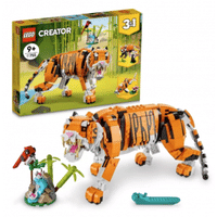 Imagem da oferta Creator Tigre Majestoso Brinquedo de Montar 3em1 com 755 Peças