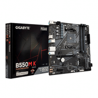 Imagem da oferta Placa Mae Gigabyte B550M K DDR4 Socket AMD AM4 M-ATX Chipset AMD B550 B550M-K