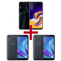 Imagem da oferta ZenFone 5Z 8GB/256GB Preto + ZenFone Live (L1) Octacore Preto + ZenFone Live (L1) Octacore Preto