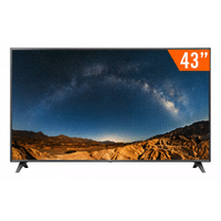 Imagem da oferta Smart TV 43" 4K LG UHD ThinQ AI HDR Bluetooth Alexa Google Assistente - 43UR781C0SA.BWZ